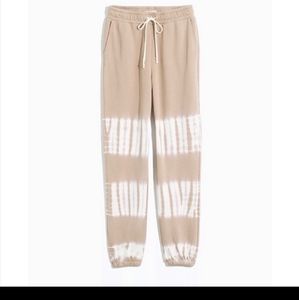 Madewell Tie Dye Sweatpant Joggers Small Beige